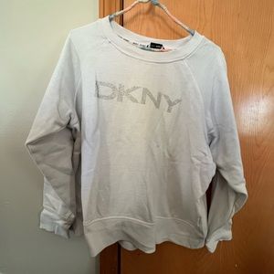White DKNY crew